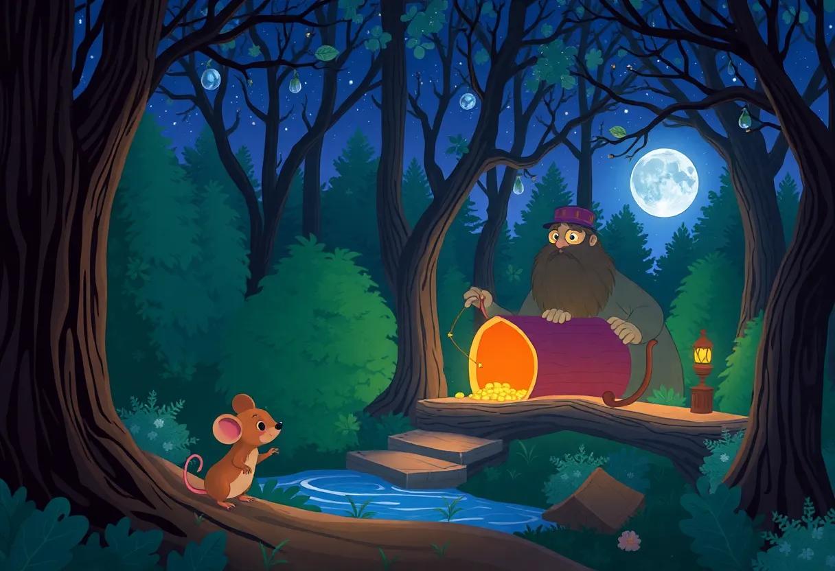 Crossing the enchanted Forest⁣ Filled with Whispering ‌Shadows