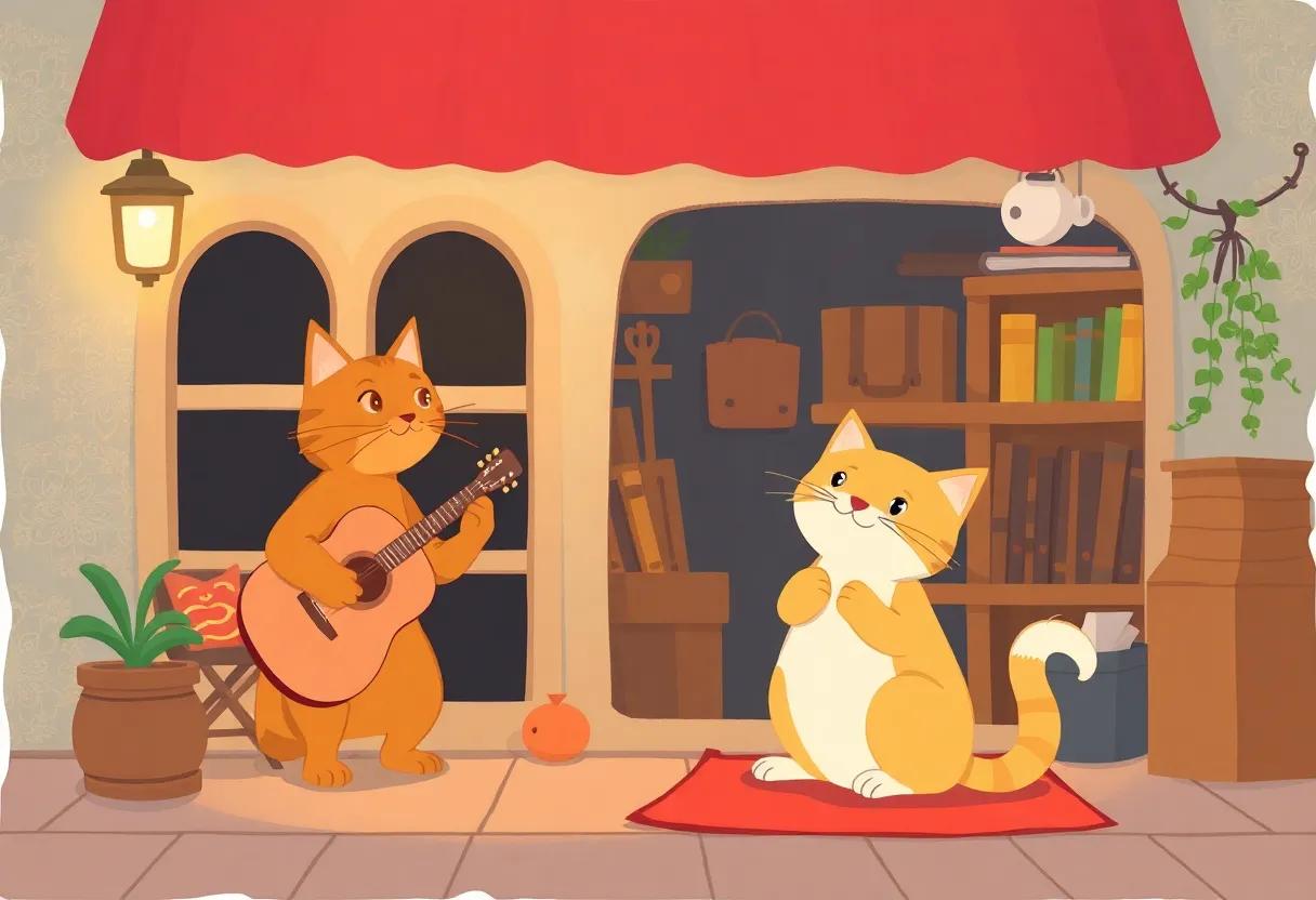 The Cat with a Melody in His Heart