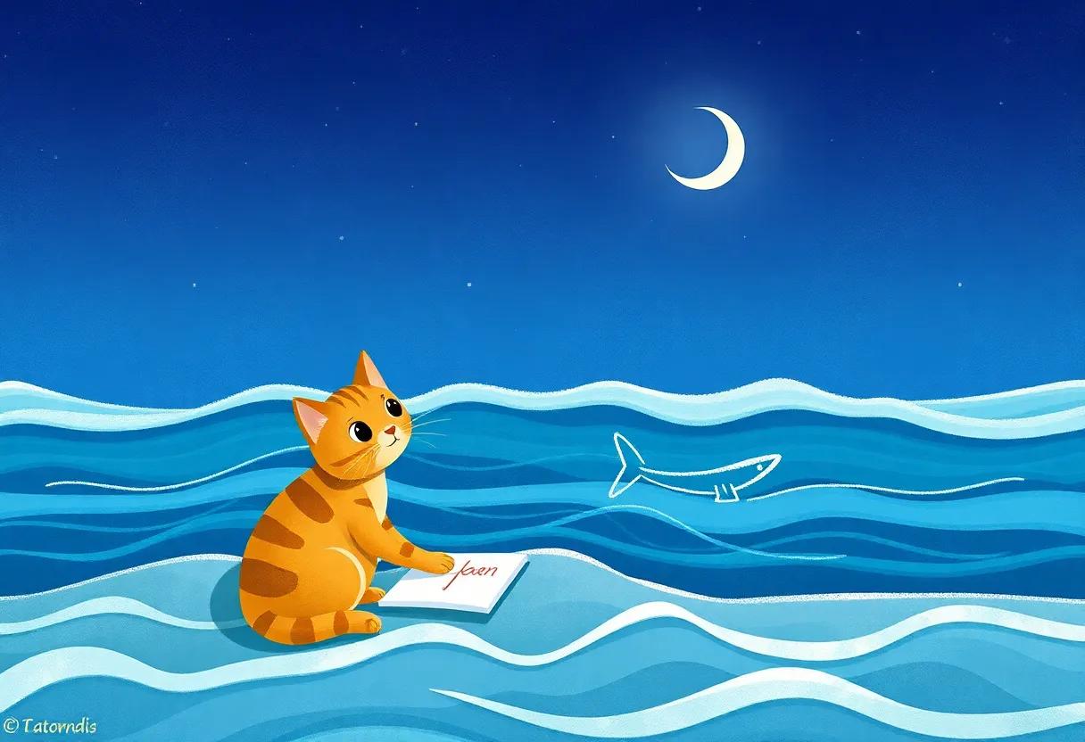 A Silent Friendship Between ⁢Cat ⁣and Sea