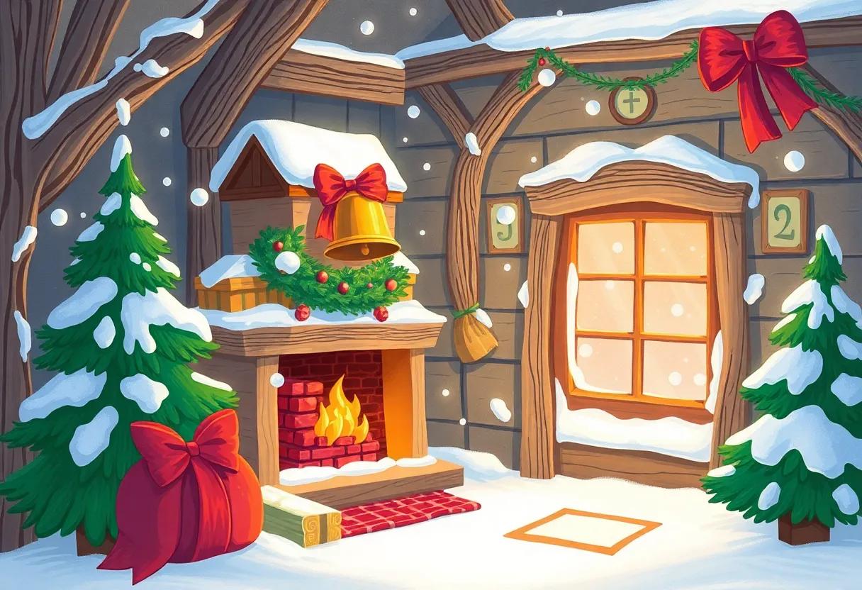 The Discovery⁣ of ‍the enchanted‍ Christmas Bell in the Snowy Attic