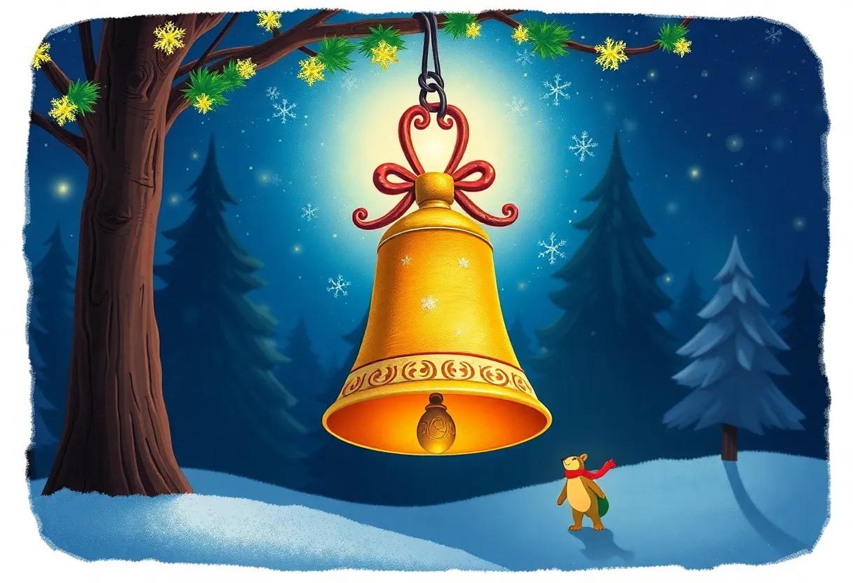 The Bell's Radiant Light⁣ Guiding Dreamers Through the night