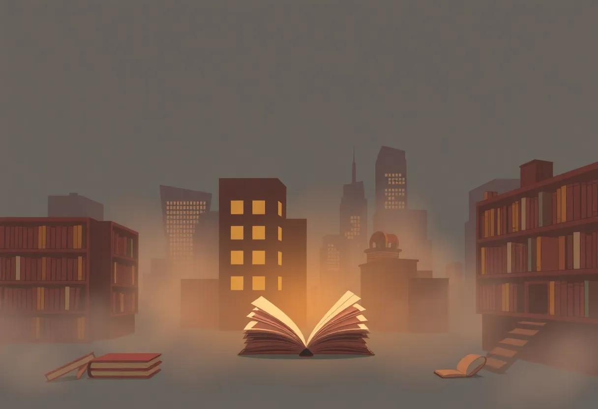 Themes of Creativity, Danger, and Passion Reflected Through the Dark Corners of the City's book Trade