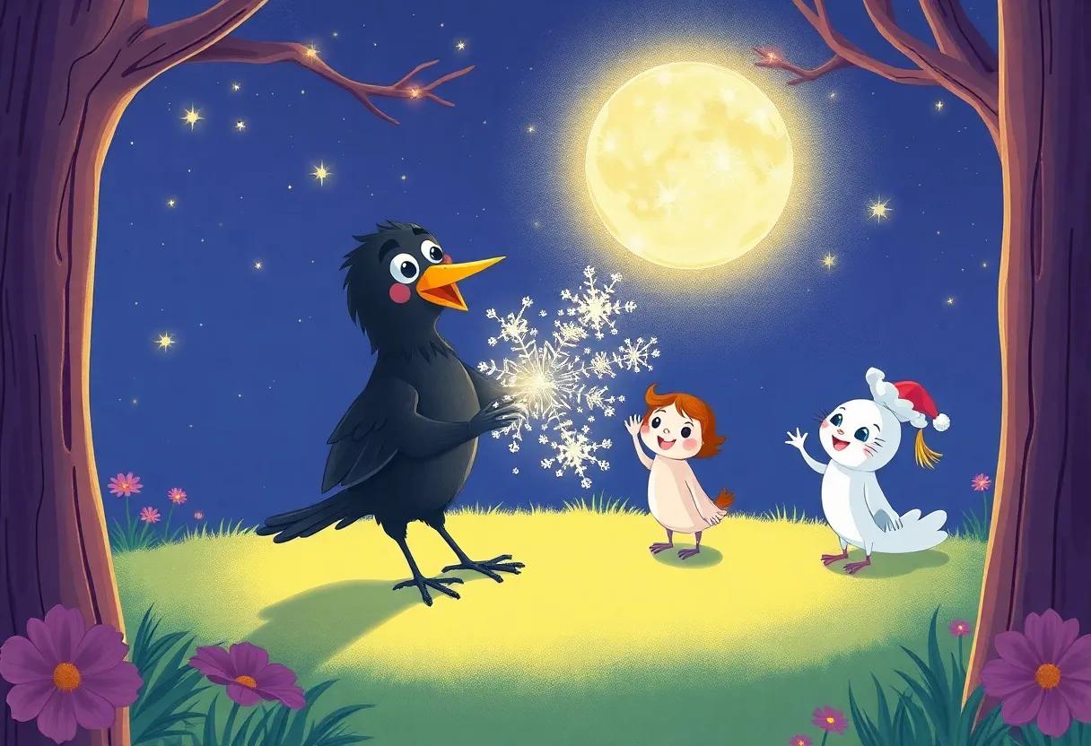 Friends Join to Celebrate the Glimmering Surprise