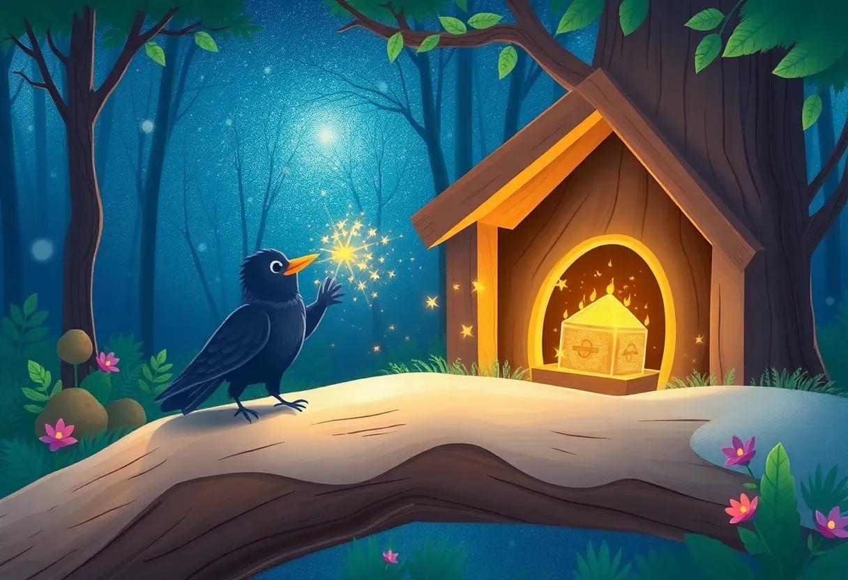 A Twinkling Treasure Hidden in the forest