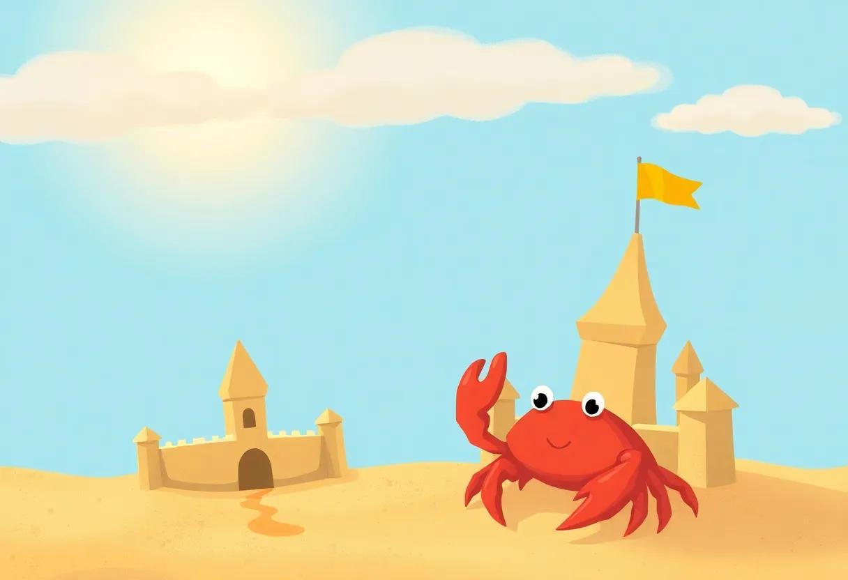 The Curious Crab's Dream of Sand Castles