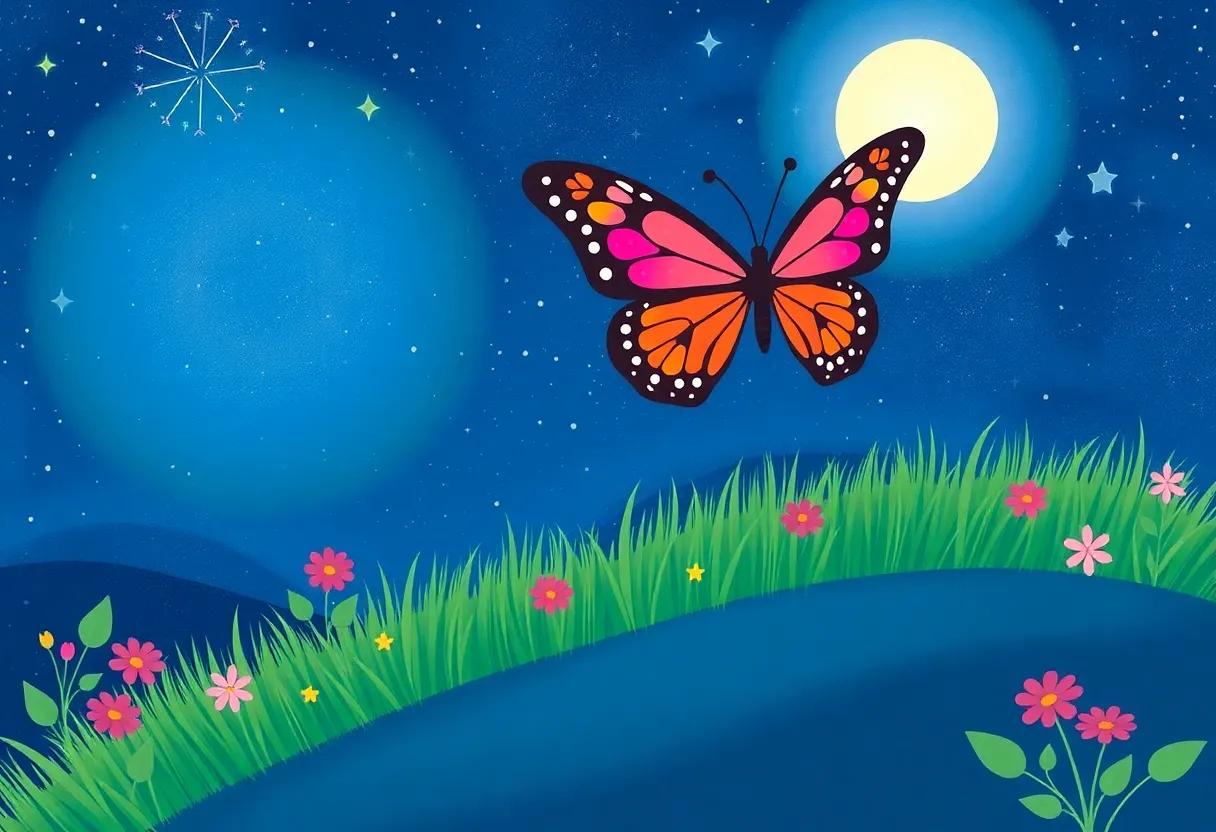 Resting Beneath the Moonlit Canopy of Twinkling ​Stars