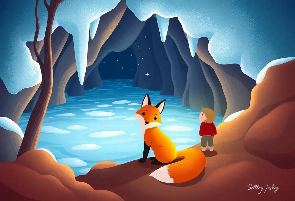 discovering the secret Cavern Carved by Frost