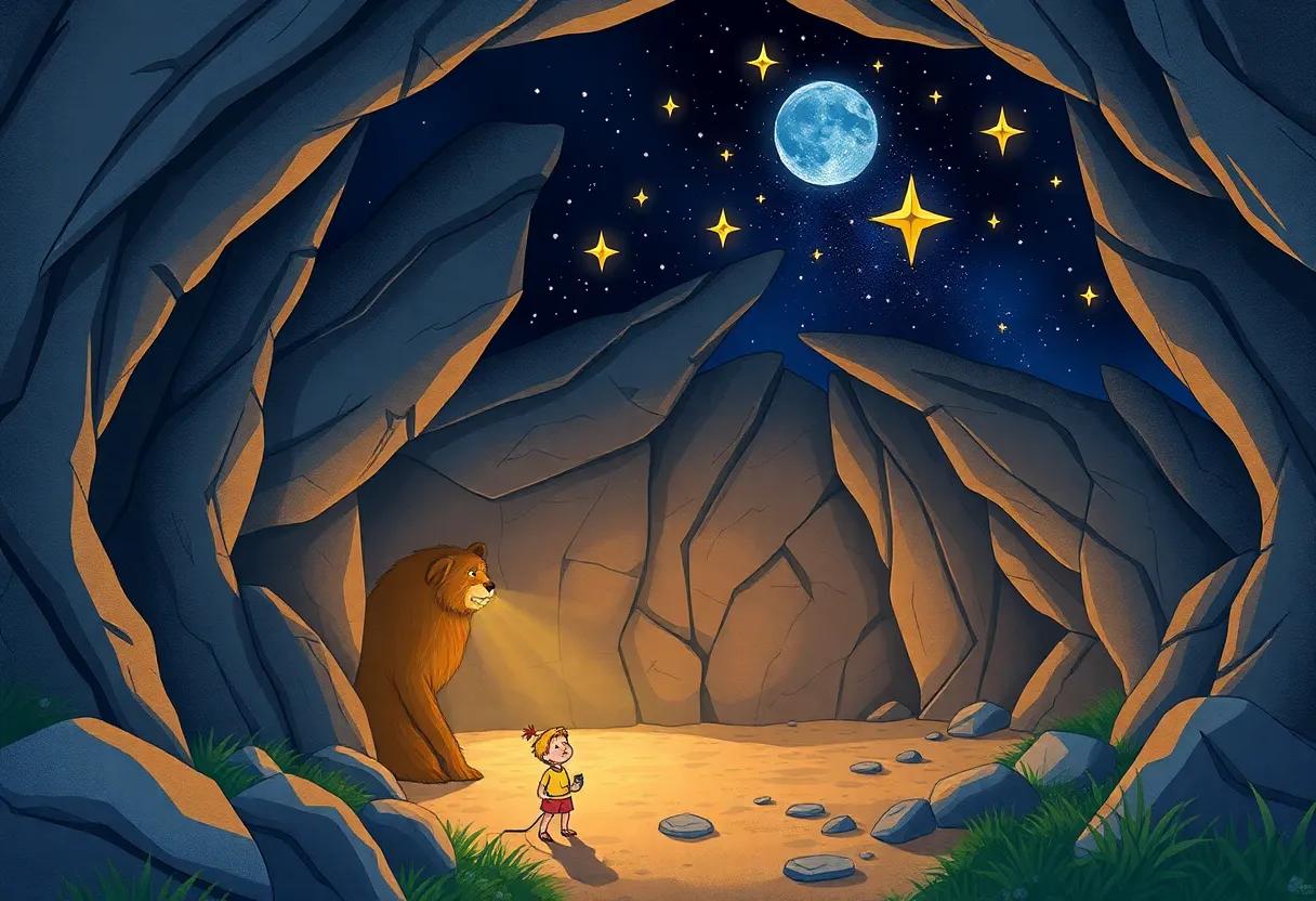 Dreams and‌ Stars Dance Above the Cave