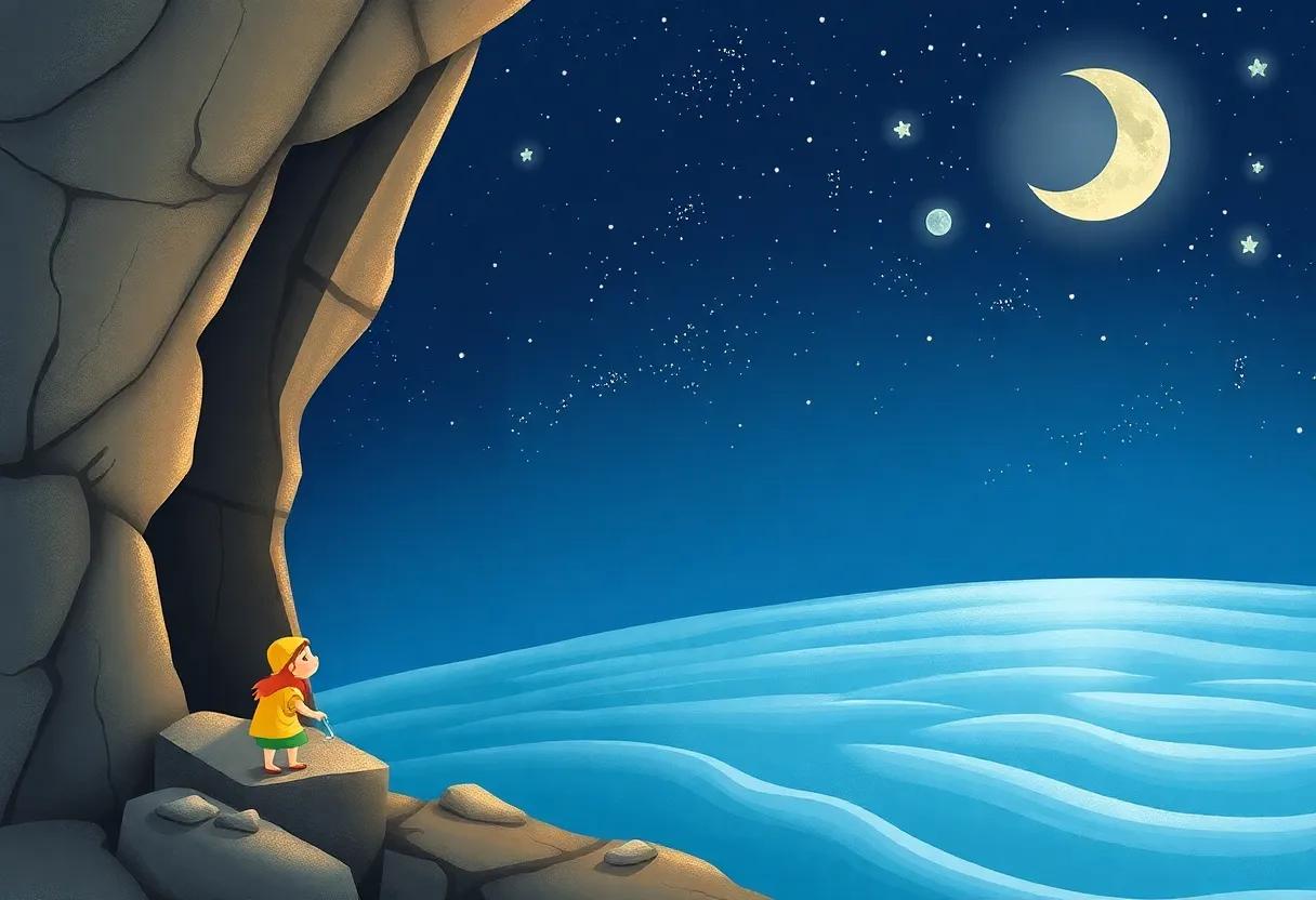 Setting‌ Out Beneath the ​Glittering Night