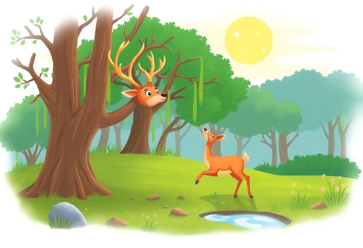 The First Glimpse of the Dancing Deer