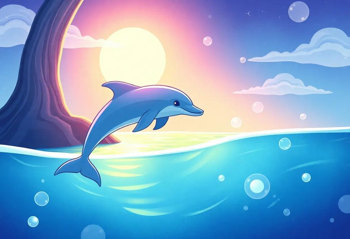 The Magical Morning Splash of ‌the Dancing Dolphin