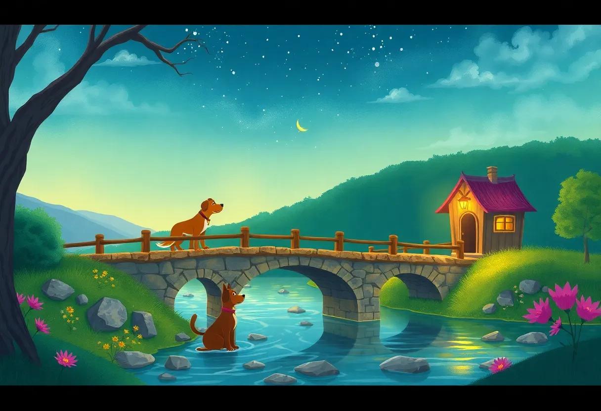 Meeting the Guardians of the Enchanted Bridge