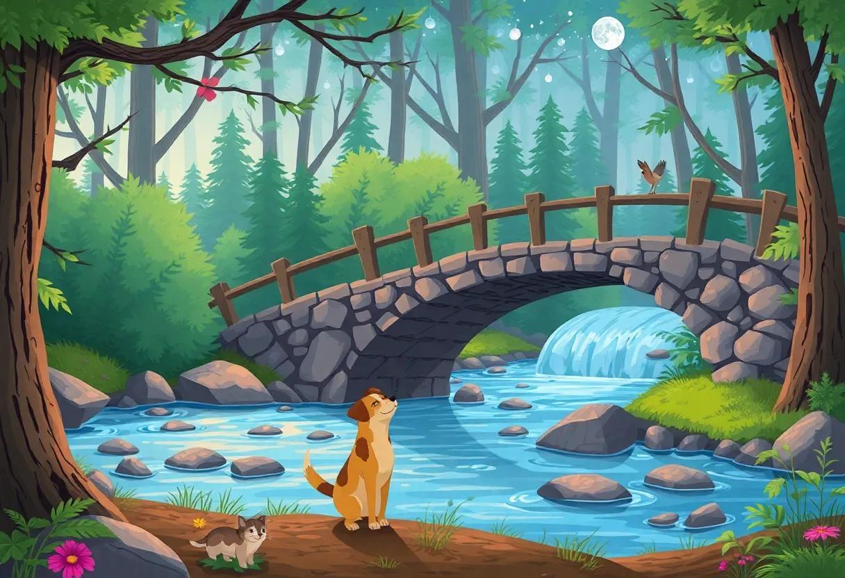 Discovering the Enchanted Bridge in the Forest