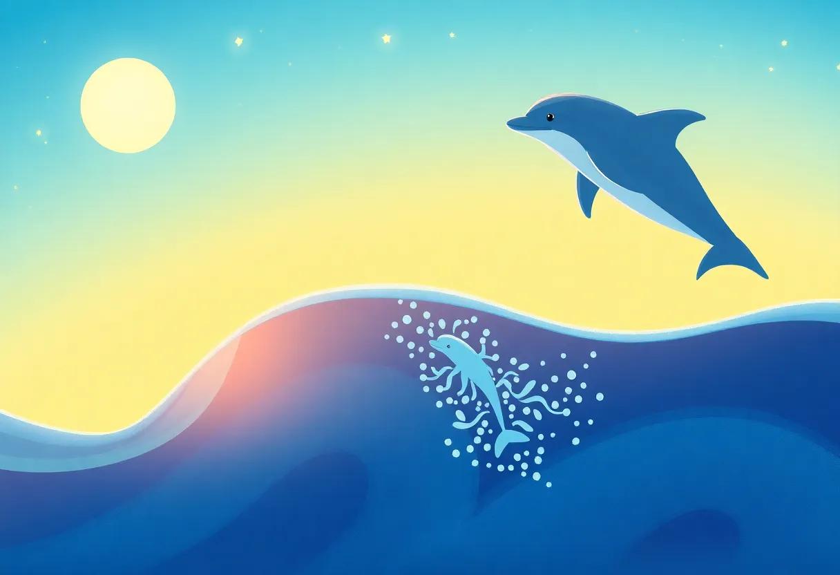 The Whispering Waves and the Guardian Dolphin