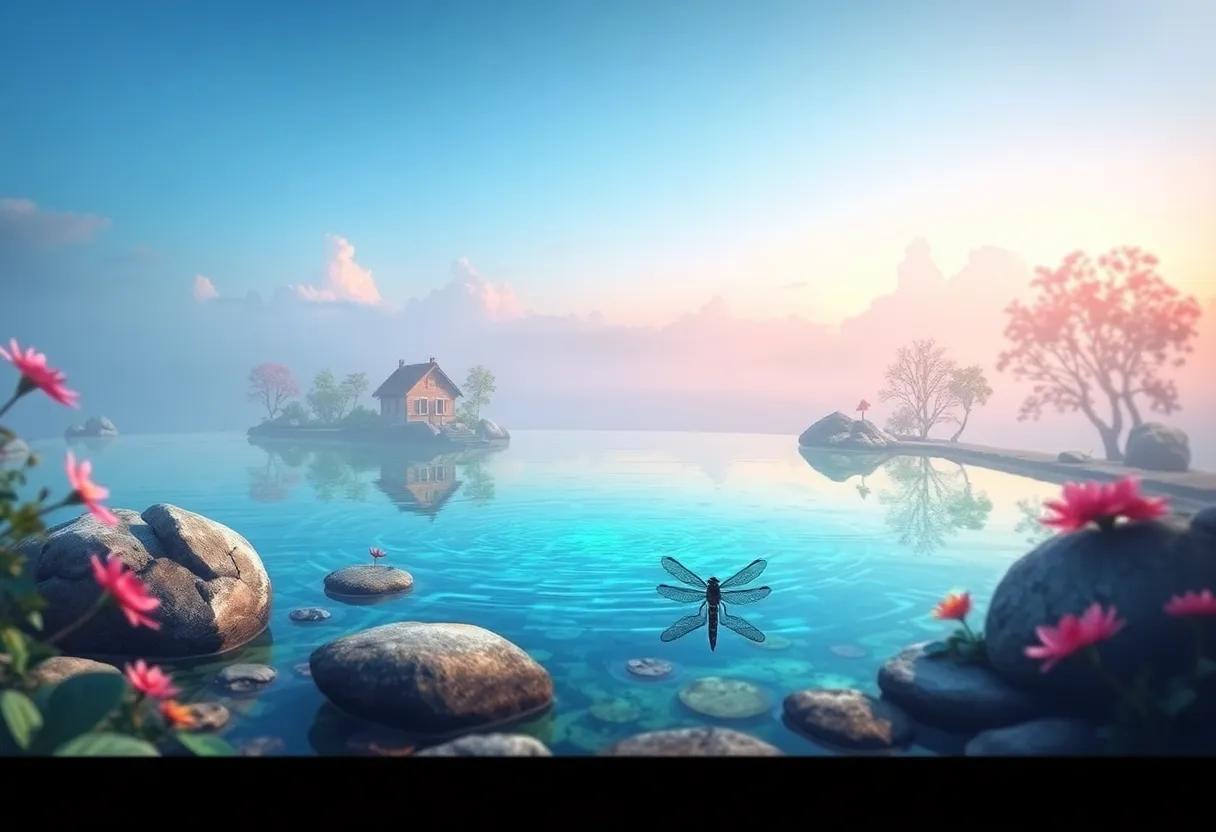 Exploring the Enchanting World of The Dragonfly Pool Through Vivid Imagery and Rich Descriptions