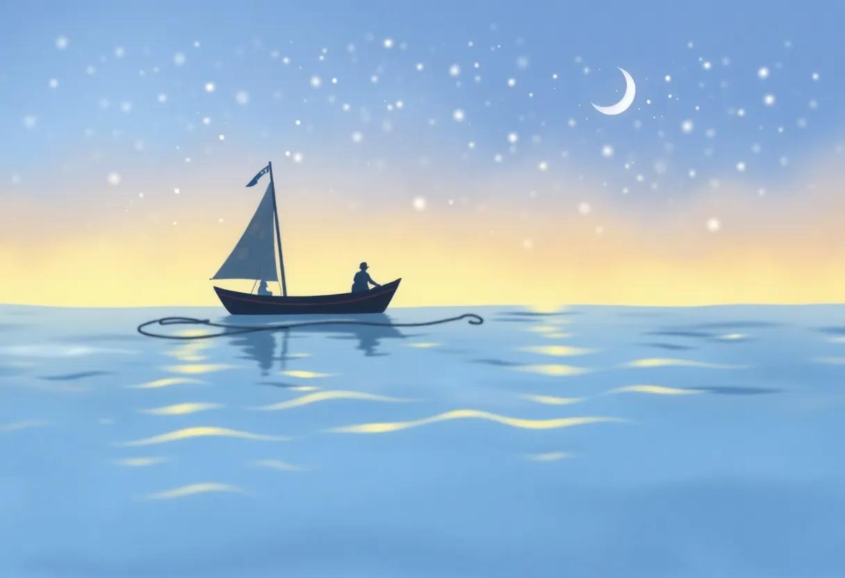 The Gentle ripples‌ Whispering Goodbye
