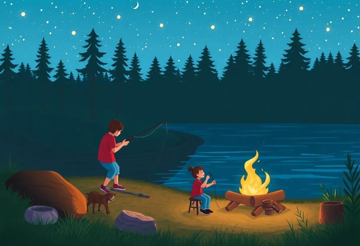 A Nighttime Campfire Story to Remember