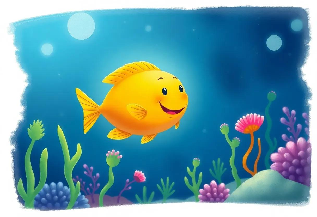 A Friendly Glow in the Deep Sea garden