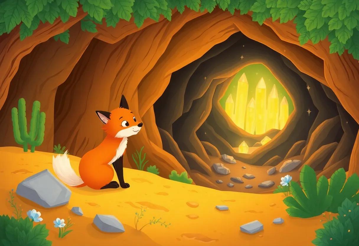 The Hidden Cave of ⁣Glowing crystals