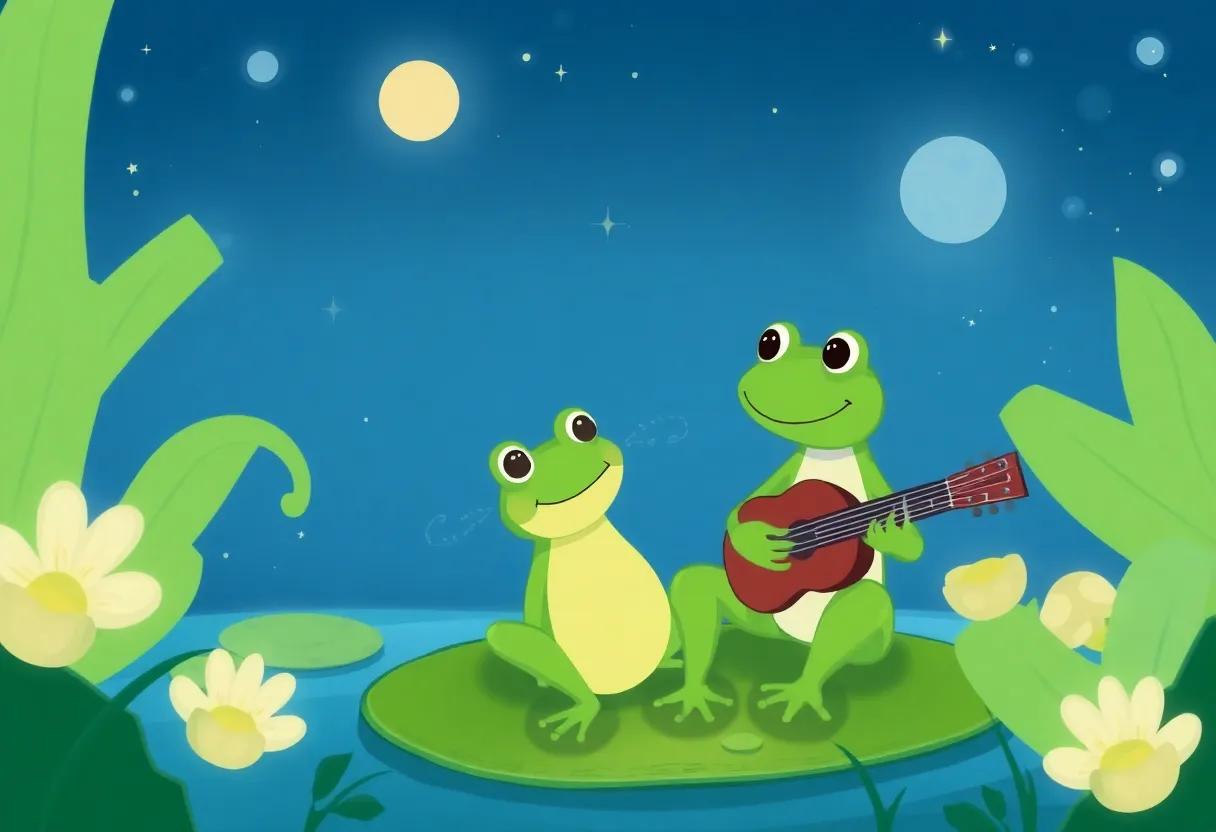 Freddie Frog Prepares for Moonlit Music