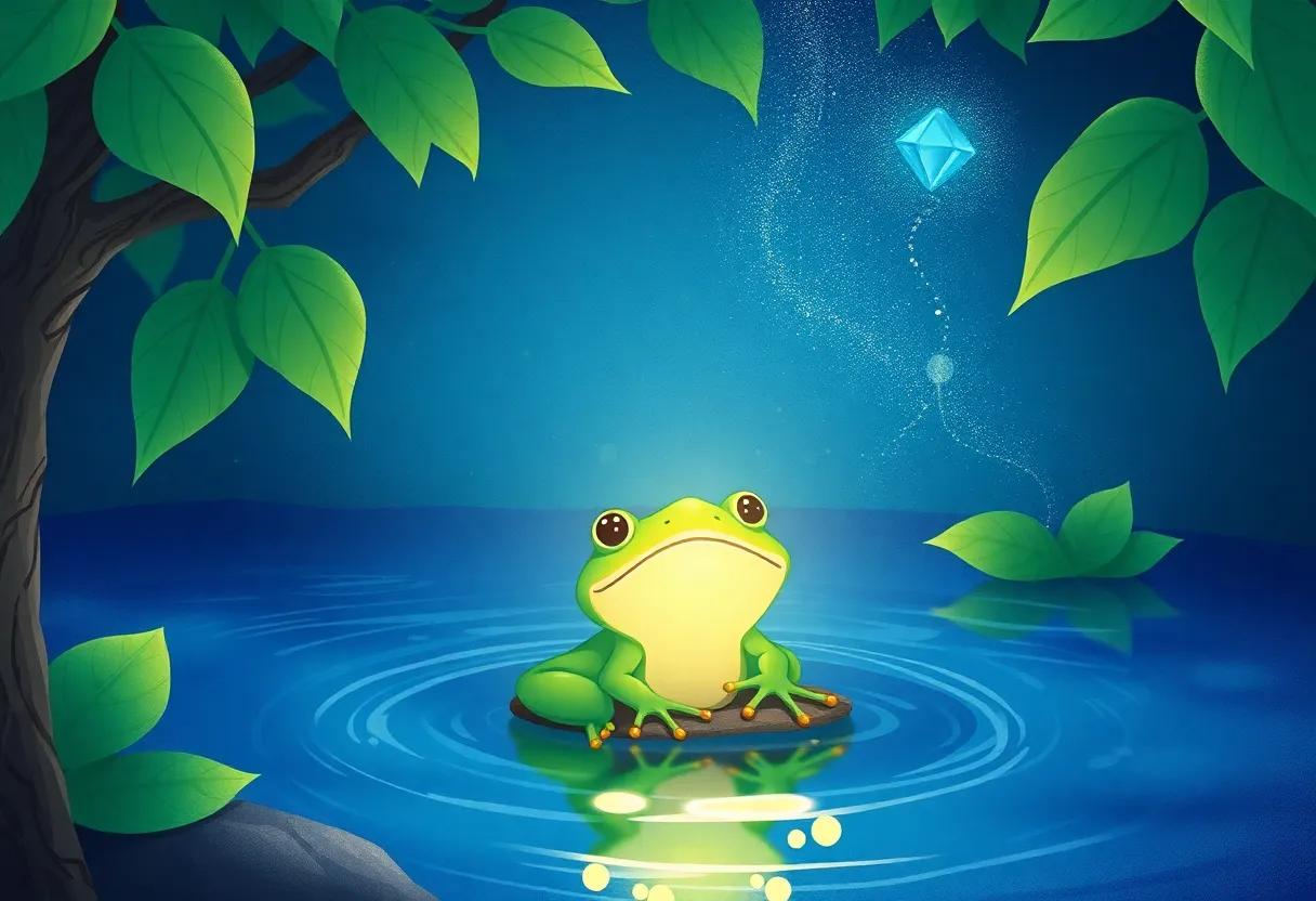 The Enchanted Hidden Jewel's Shimmering Glow
