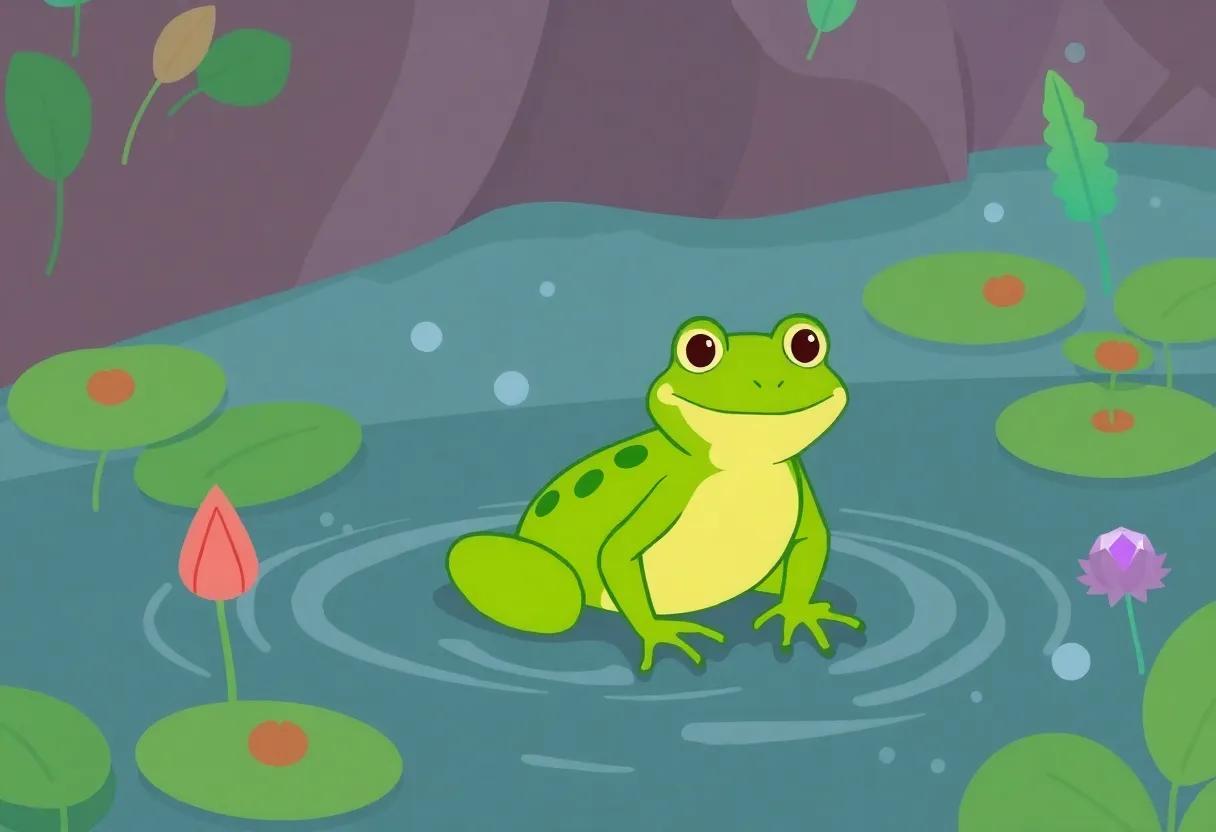 The Curious Frog with a Mysterious Mission