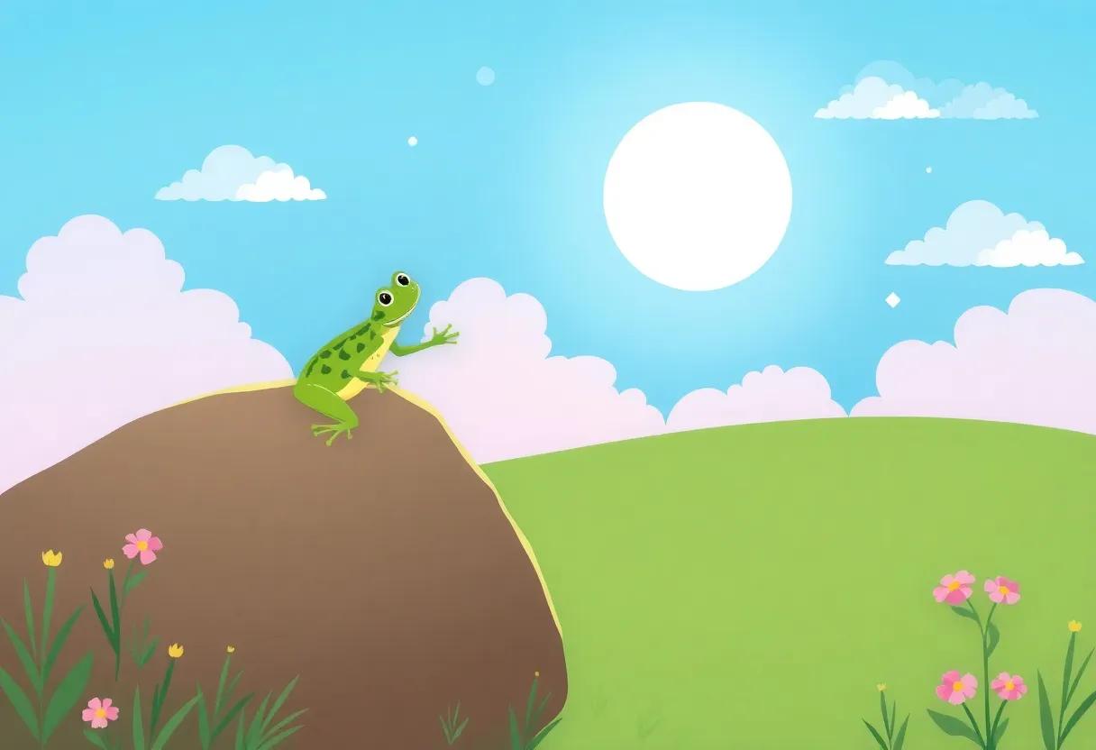 The Curious Frog and His Dream of the Sky