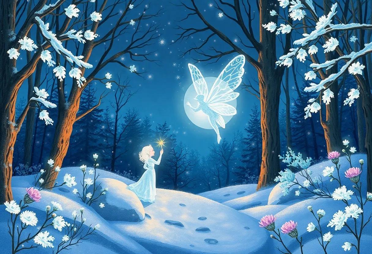 The Arrival ⁣of the Frost ‌Fairy at twilight