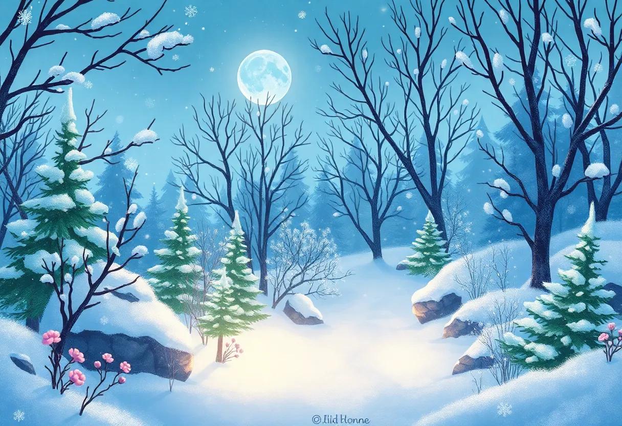 Twinkling Paths ⁣Guiding Dreamers Through Snowy Wonder