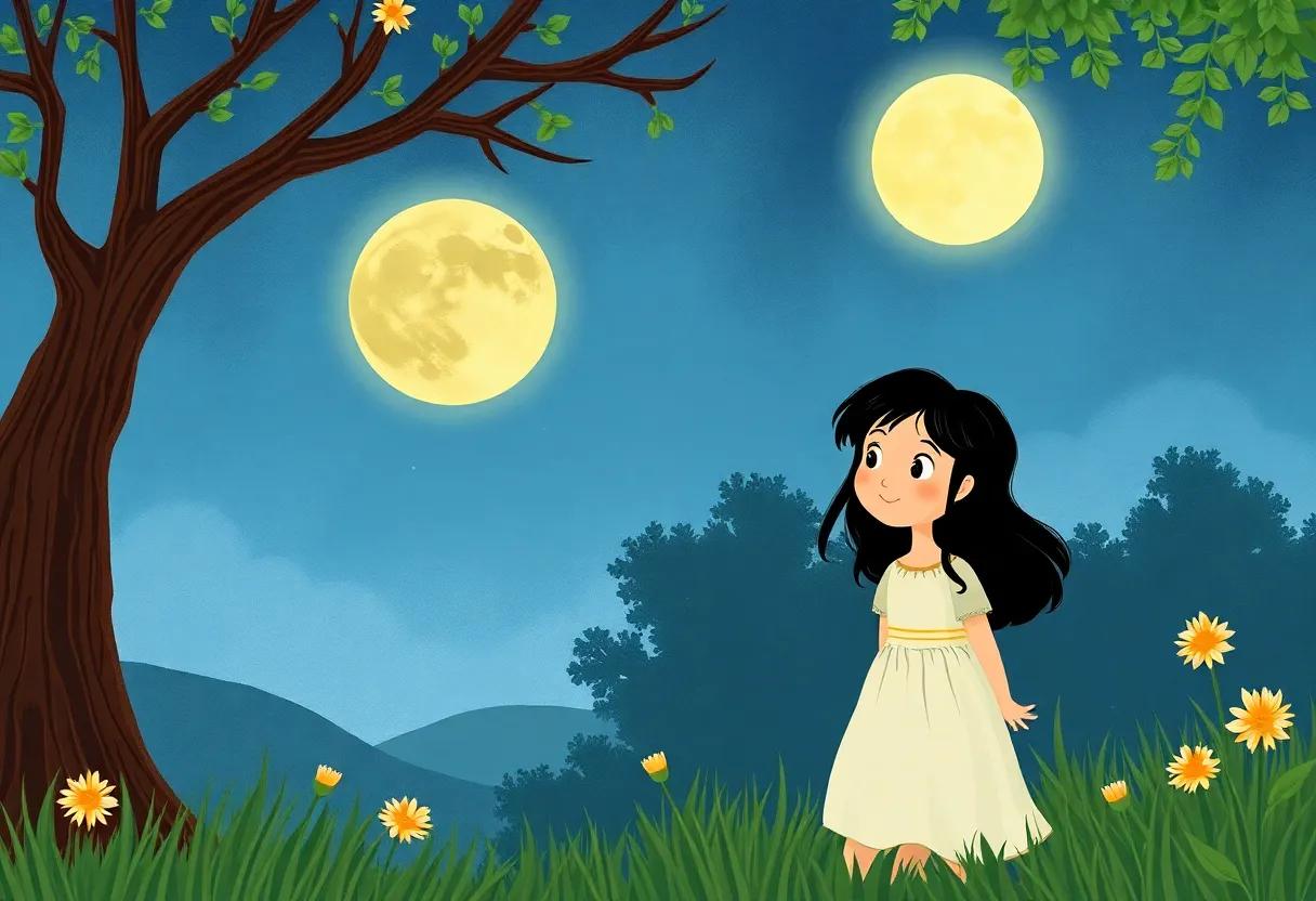 The⁤ Curious Girl ⁢with Moonlit Eyes