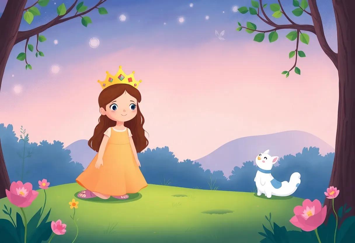 Friendly Forest Creatures Invite Her on a Magical Journey