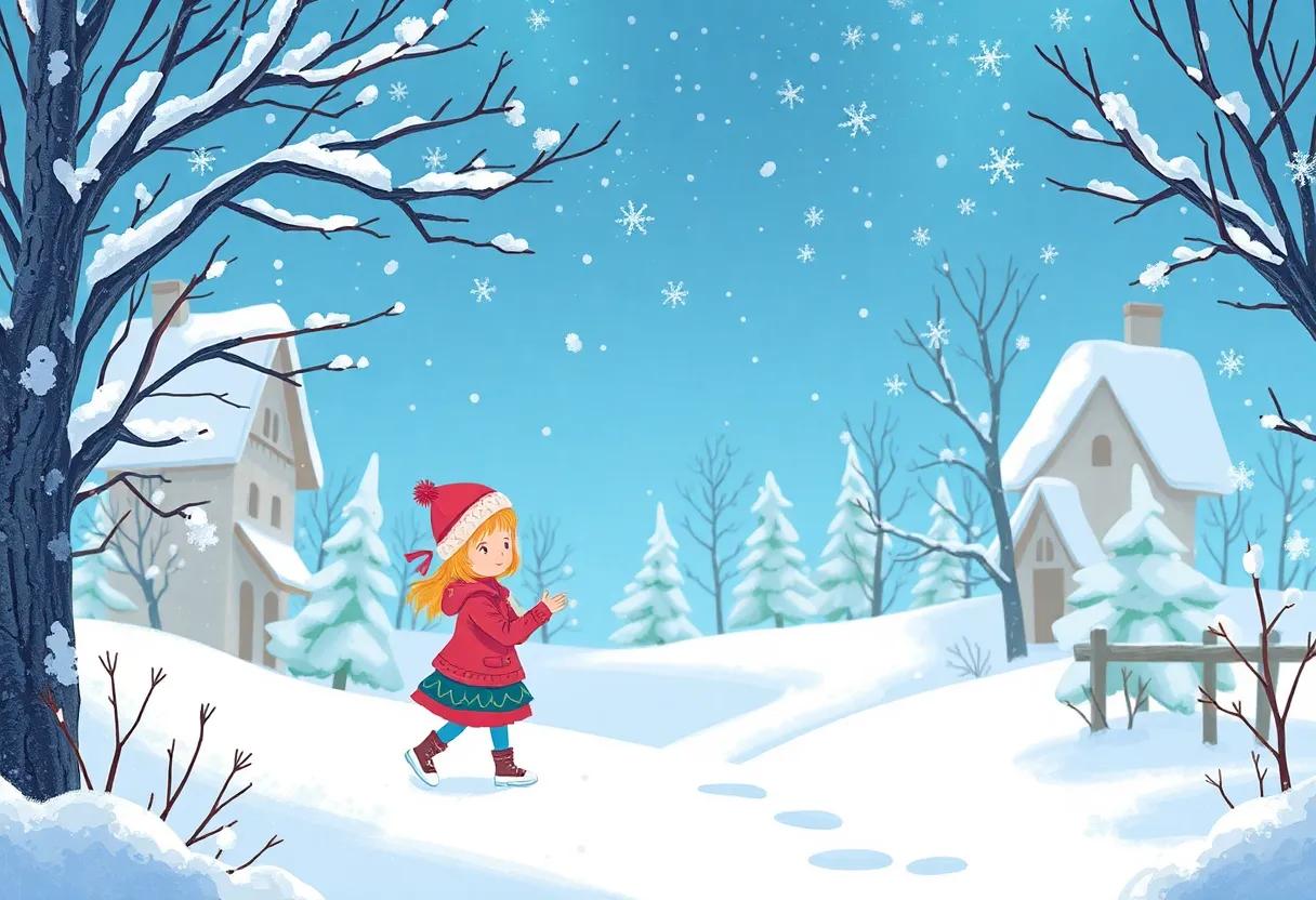 The Whispering Snowflakes and the Hidden Path