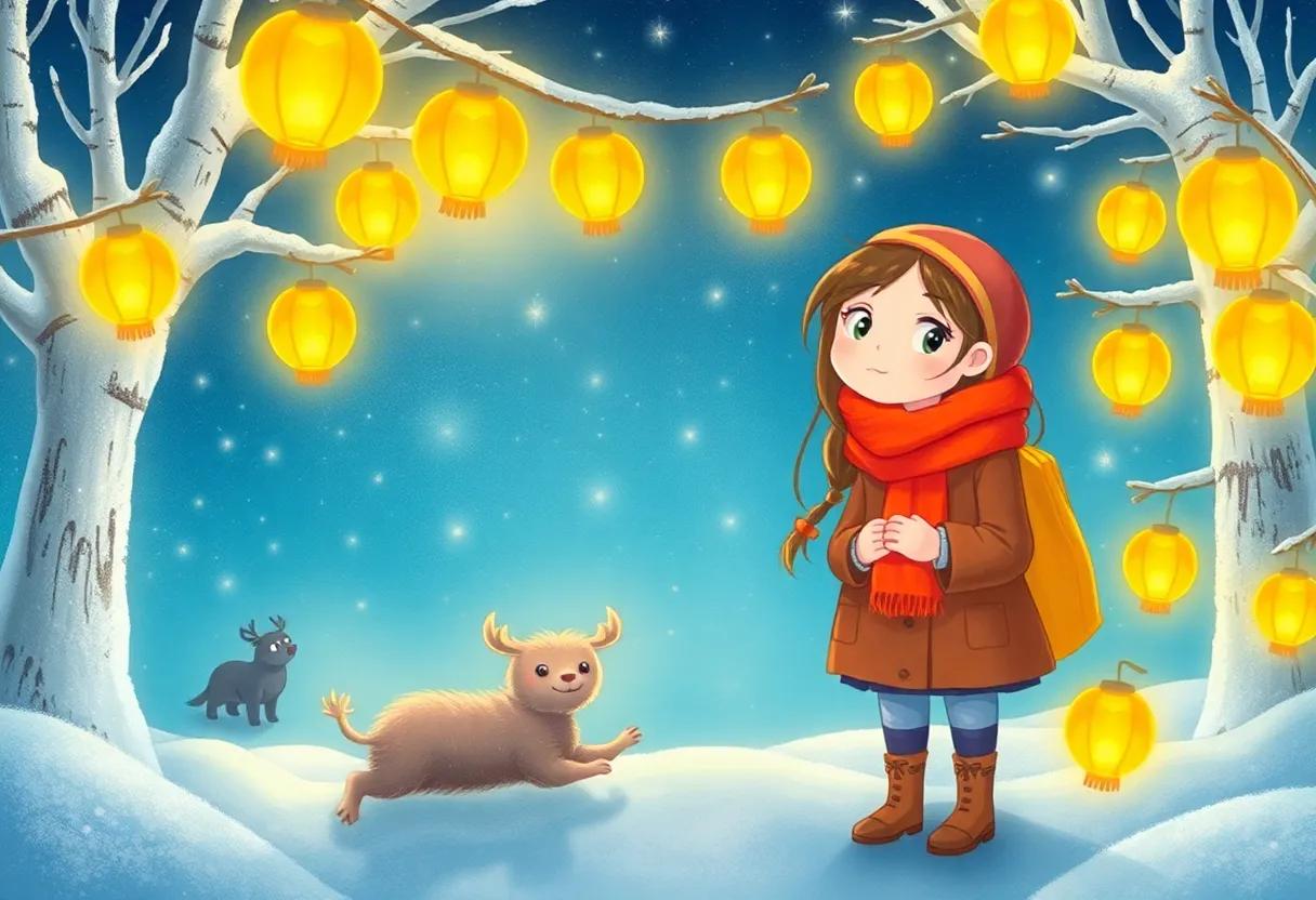 Magical ⁤Creatures ‌Illuminated by Twinkling lanterns