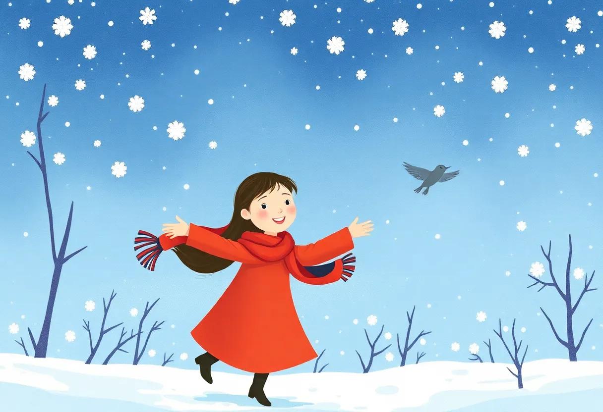 Snowflakes Begin Their Gentle Fall