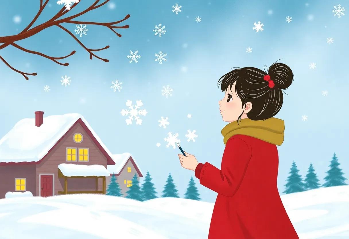 How Each Painted Snowflake‍ Brings Joy to the Village