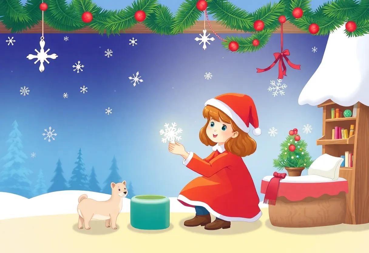 The ‌Enchanted Workshop of Santa's Snowflake ⁤Artist
