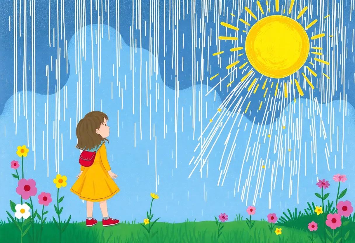 The Girl Who Found Magic in Every Raindrop