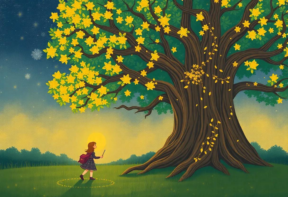 Discovering the Magic paintbrush Beneath the Old oak