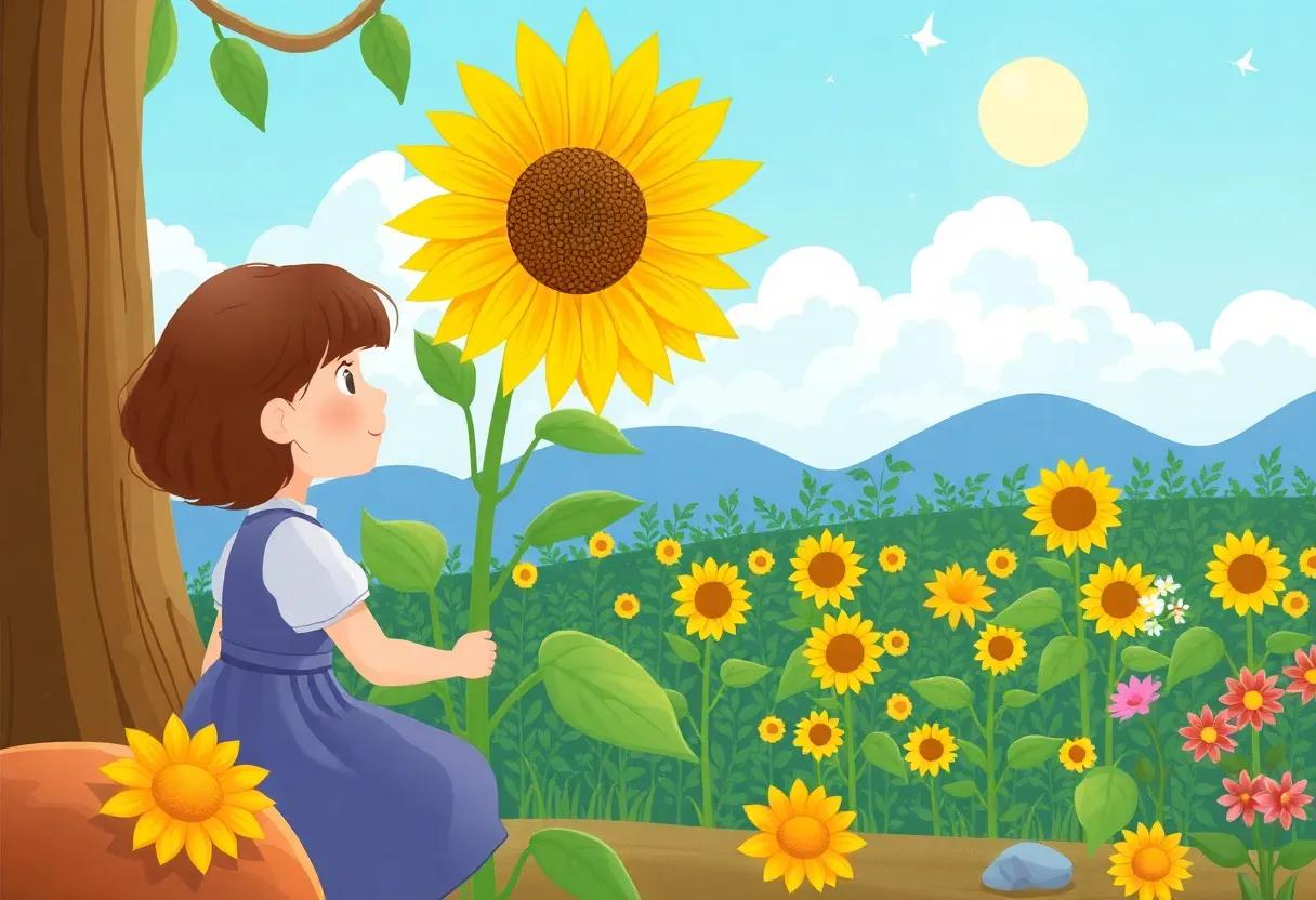 A Curious Girl and her Secret Garden