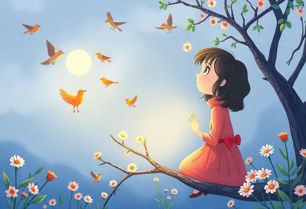 Whispers of Wings and Harmonies in the Morning Light