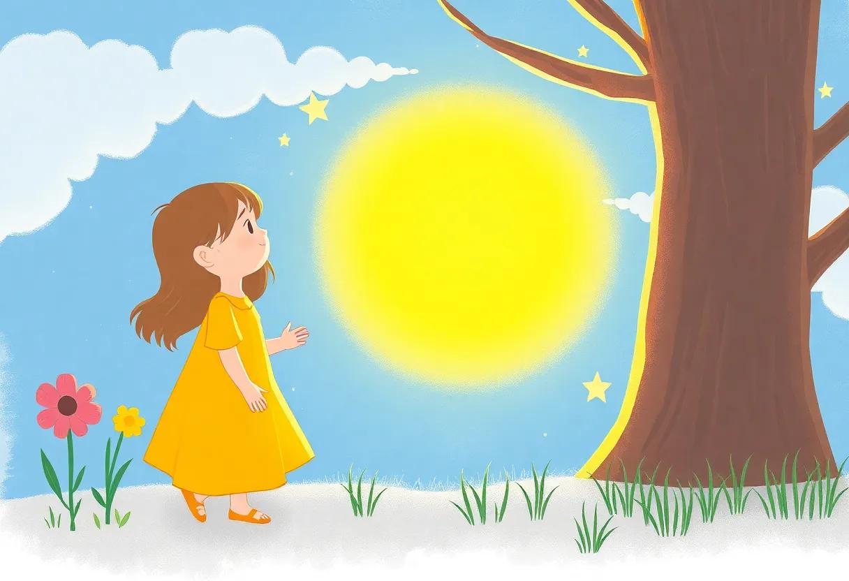 A Secret Bond Between the Girl and the Sun