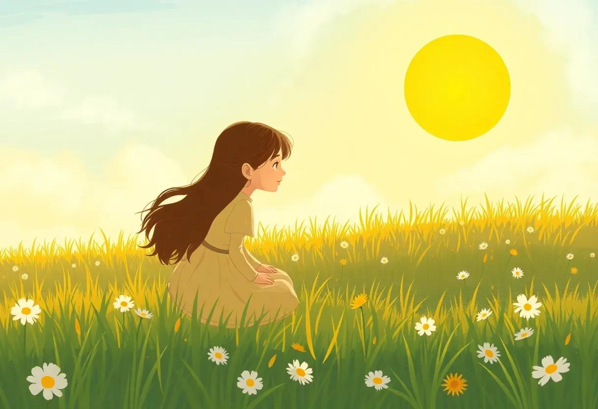 An Unexpected Friendship in a Sunlit Meadow