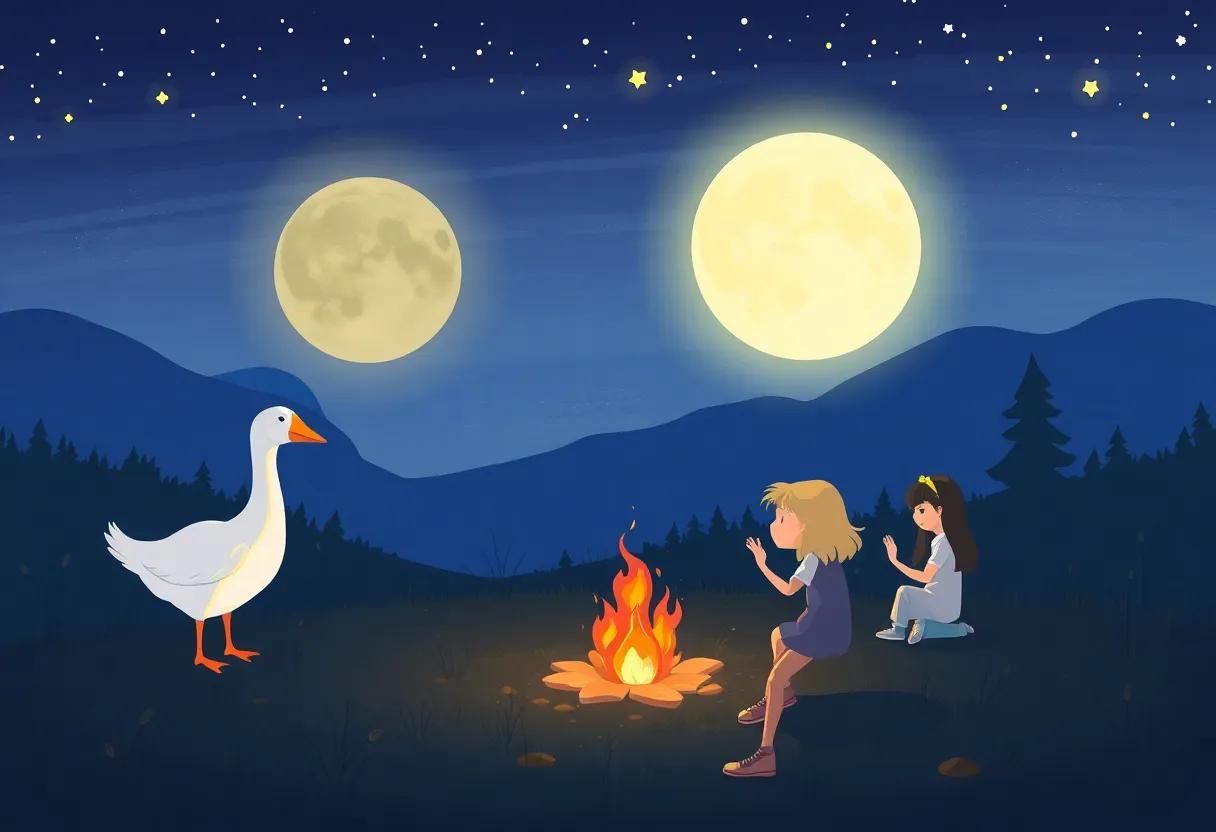 Sharing‌ Stories Around a radiant Moonlit ⁤Campfire