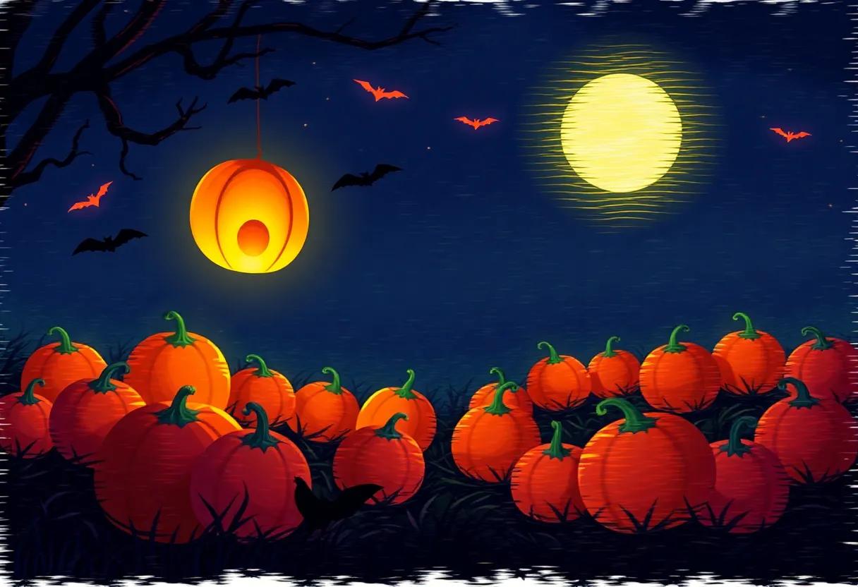 The Mysterious Glow in the Pumpkin Patch