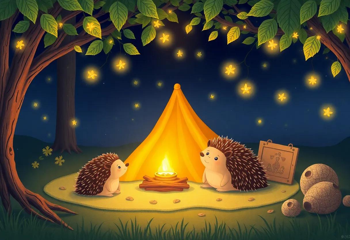 Gathering ​Soft Leaves and Twinkling Fireflies for​ Ambiance