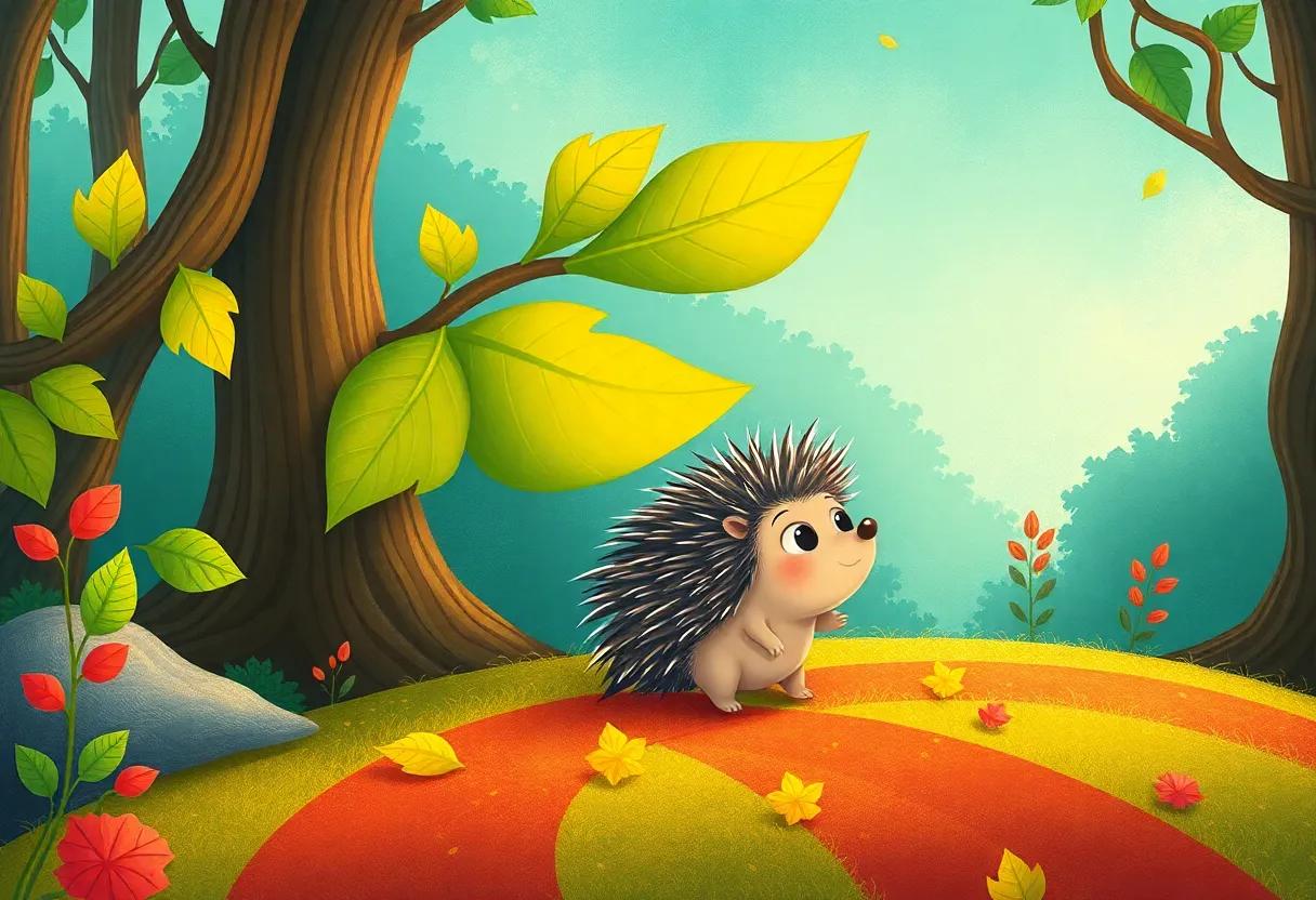 Exploring the Forest Carpet of Crimson and Gold