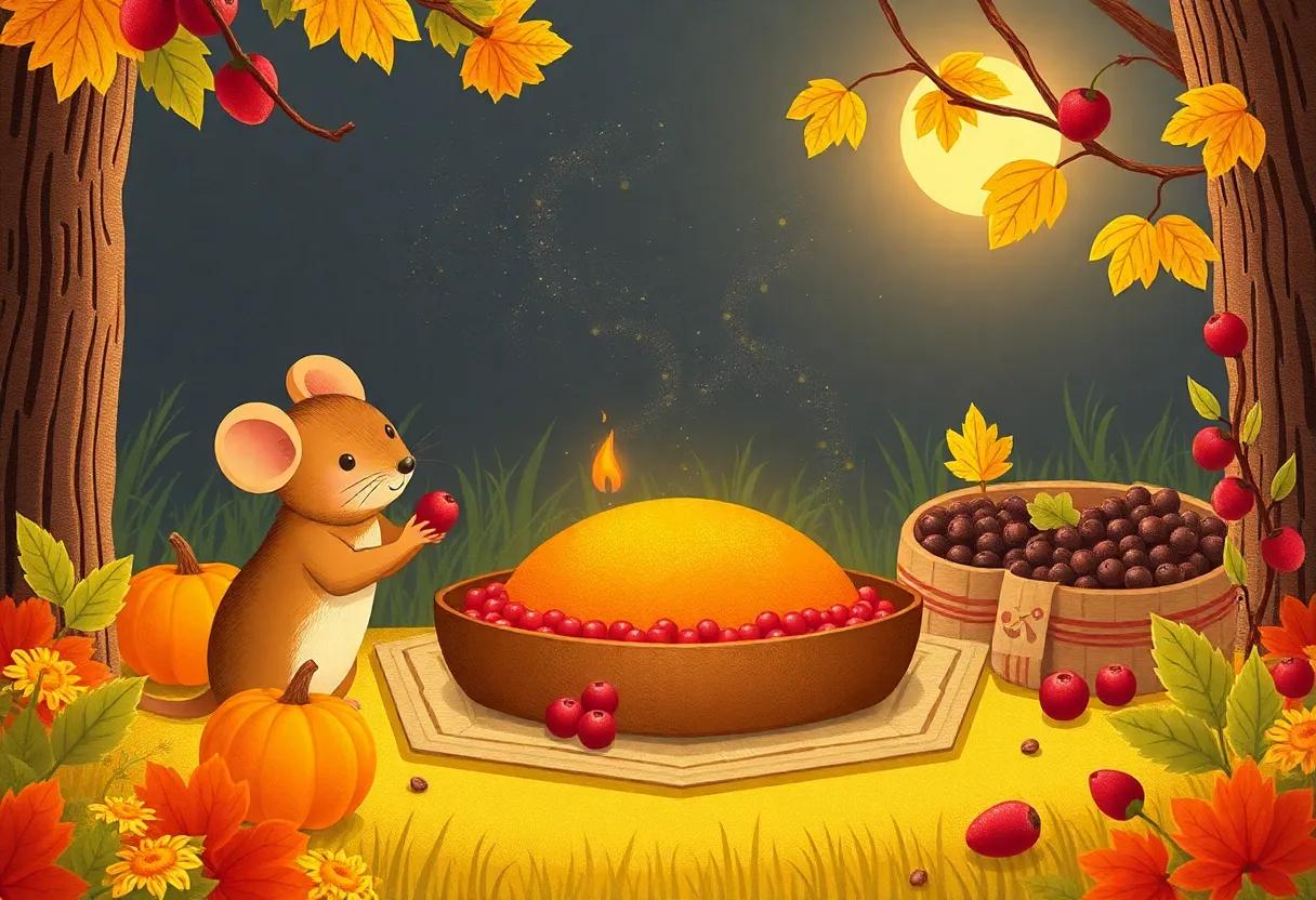 Harvesting Sweet Berries and Crunchy Nuts