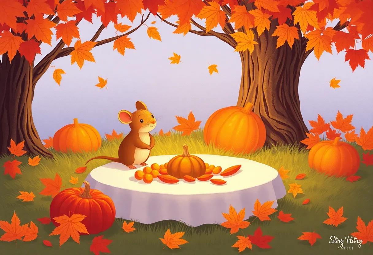 A Heartwarming Dance Among Falling autumn Leaves