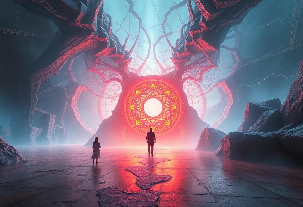 Analyzing the complex character arcs and their transformative journeys across intertwined dimensions and realities