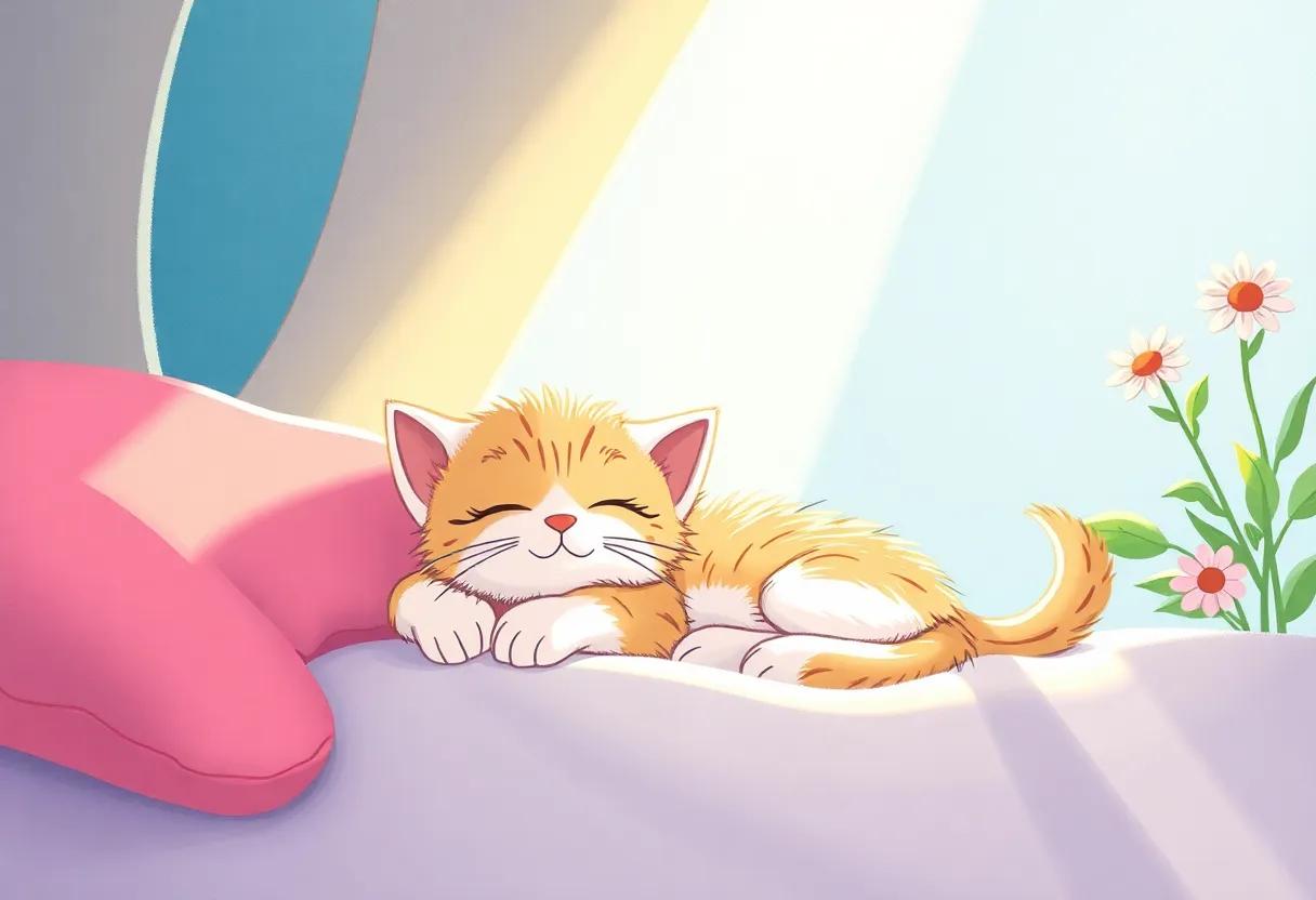 tiny⁤ Paws Stretching in the Comfort of Afternoon Rays